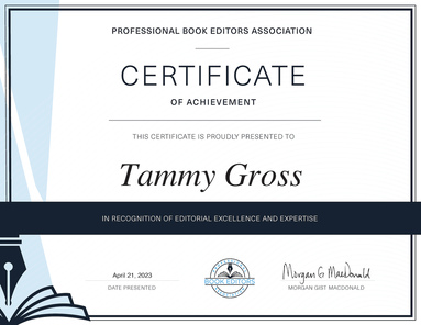 Professional Book Editors Association Certified Editor